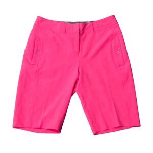 Sport Haley Bright Fuchsia Pink Bermuda Golf Shorts Size 6